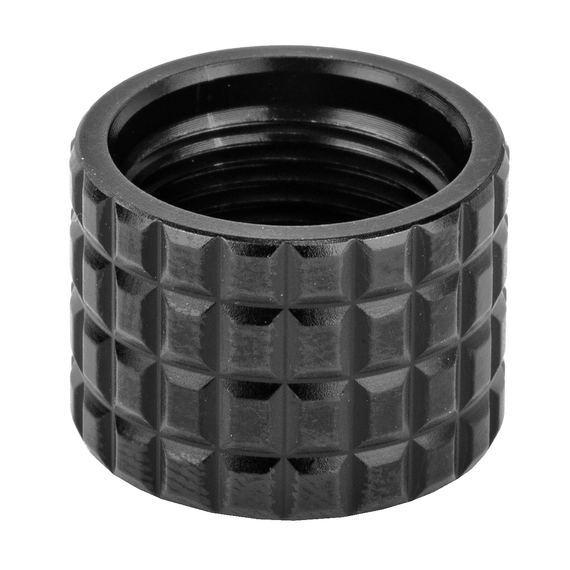 Backup Tactical Frag Pattern 1/2x28 Black Thread Protector - Model FRAG-BLK