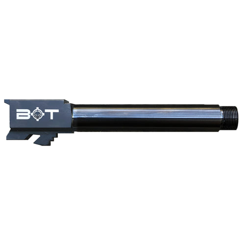 Backup Tactical Barrel, 9MM, Nitride Finish, Black, 1/2X28 Thread Pitch, Fits Glock 17 GEN1-4 G17TB-Black