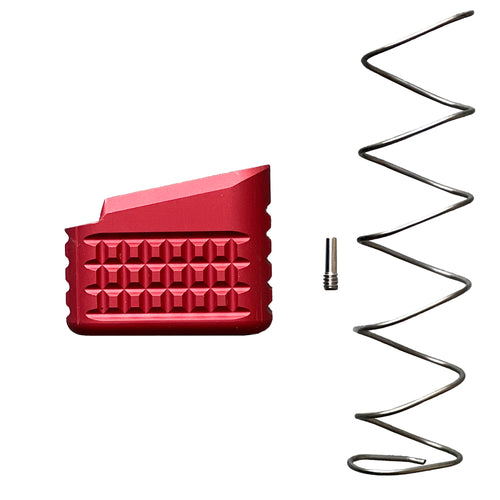 Backup Tactical G1923MEXT-RED Red Magazine Extension for Glock 19/23 +5 Rounds