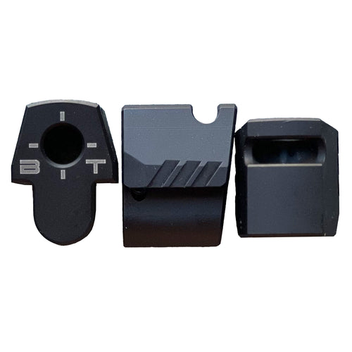 Backup Tactical Compensator, Black, 1/2X28 P320COMP-C-Black