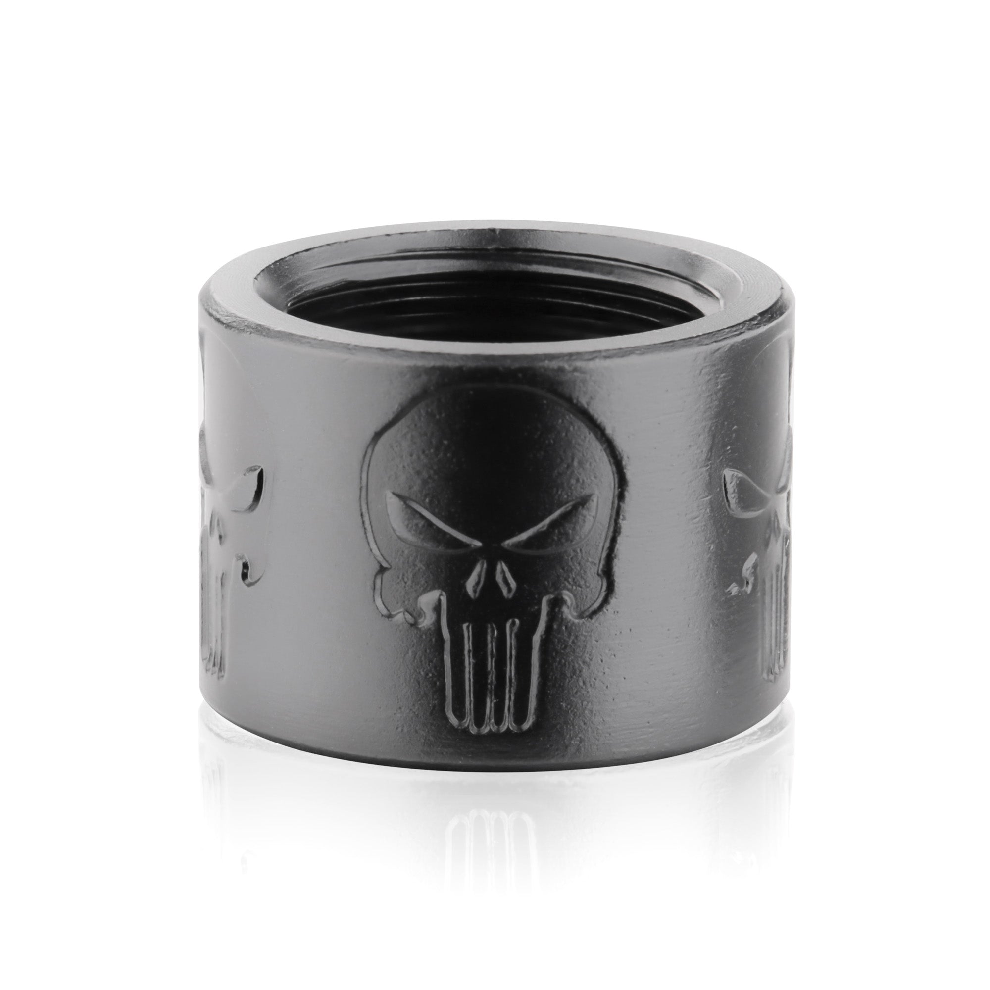 Backup Tactical Skull X Thread Protector in Black for 1/2x28 Threads