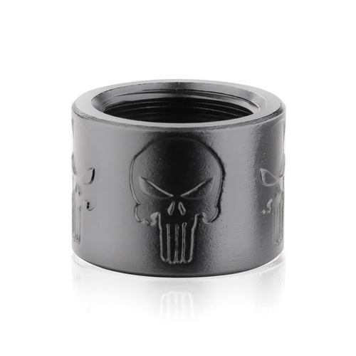 Backup Tactical Skull X, Pistol Thread Protector, Black Finish, 1/2X28 Skullx-Black