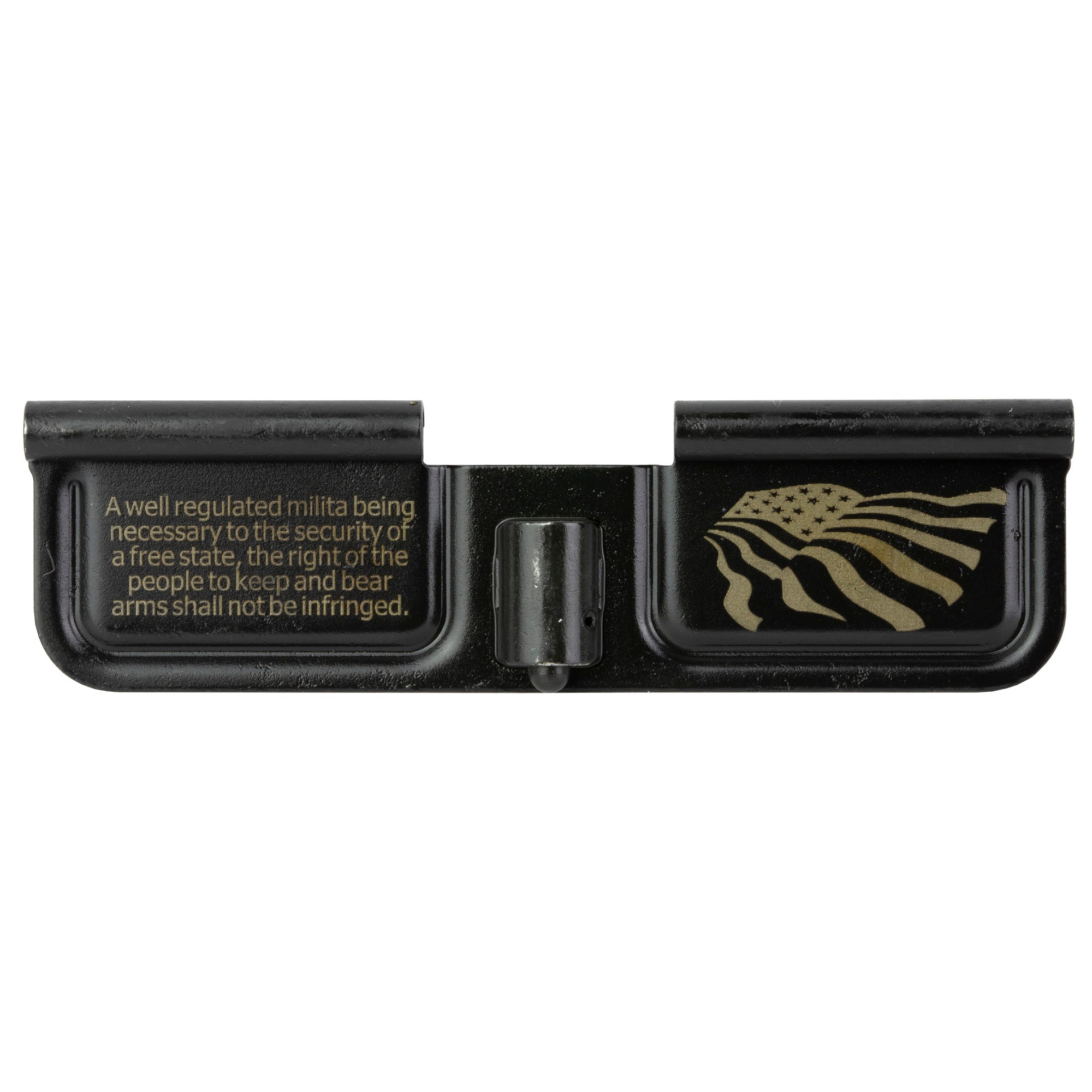 Battle Arms Development BA-LS-DC-2nd Amendment Laser Engraved Dust Cover for AR-15/M16 Black