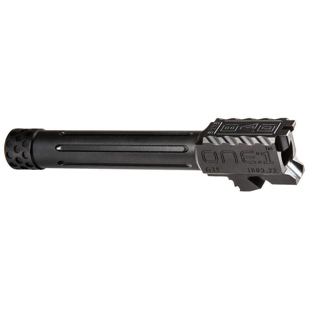 Battle Arms Development BAD-BBLG19BNFT 9mm Fluted & Threaded Barrel for Glock 19, Black