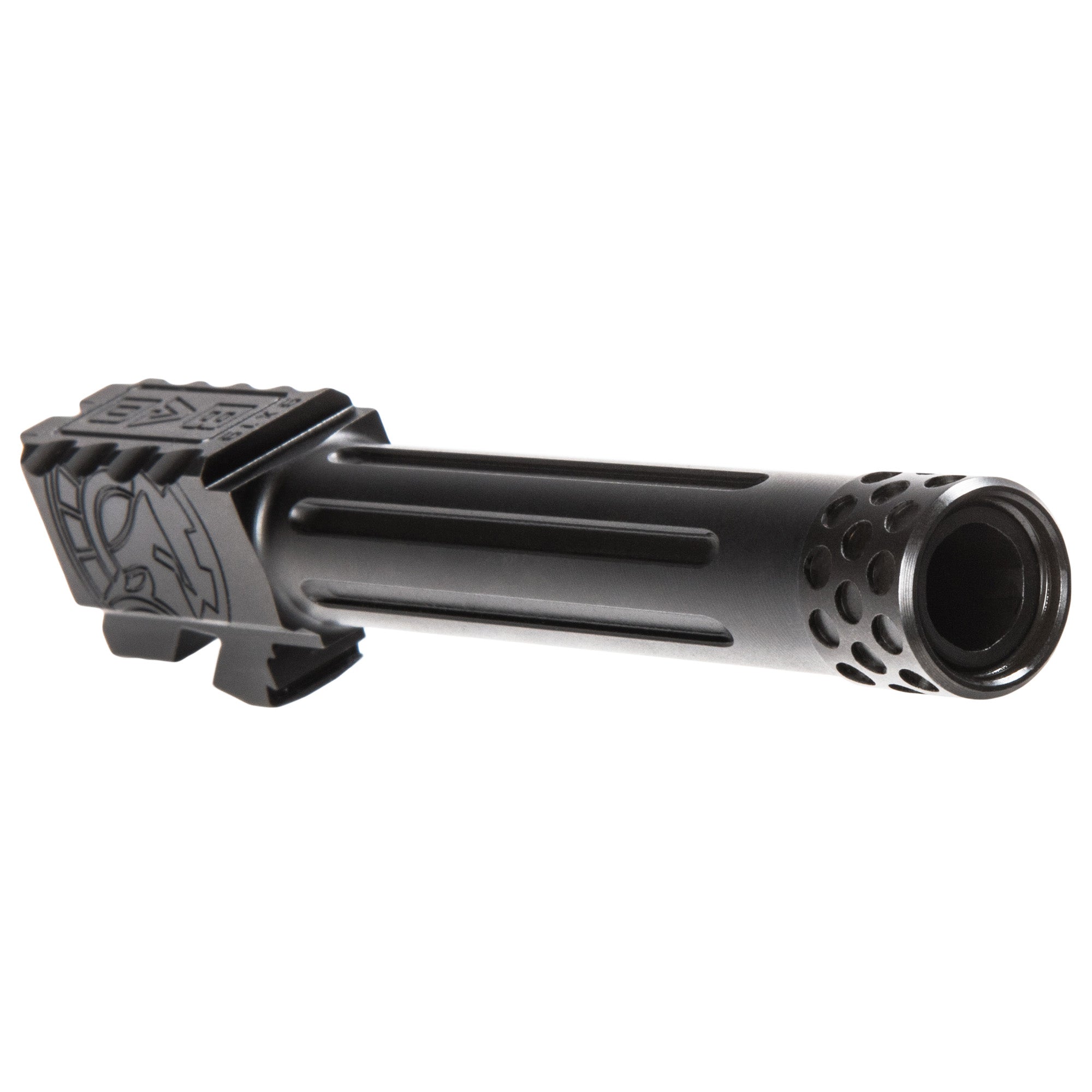 Battle Arms Development BAD-BBLG19BNFT 9mm Fluted & Threaded Barrel for Glock 19, Black