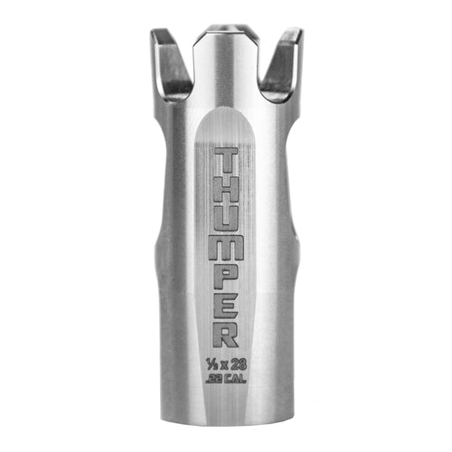 Battle Arms Development Thumper Muzzle Brake, Stainless Finish, 1/2X28 Threads