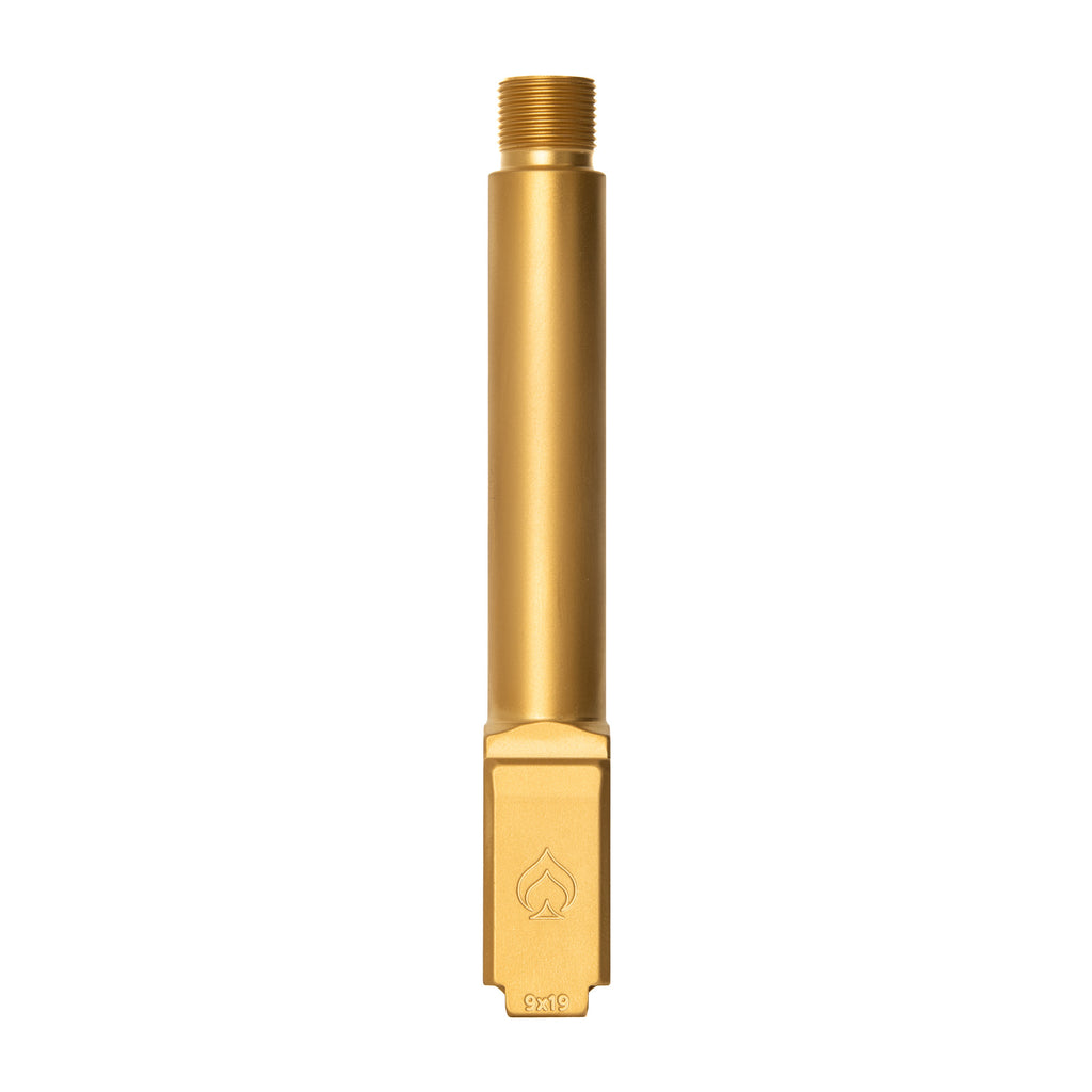 Ballistic Advantage Premium Series 4.5-Inch 9mm Threaded Pistol Barrel - Gold Finish