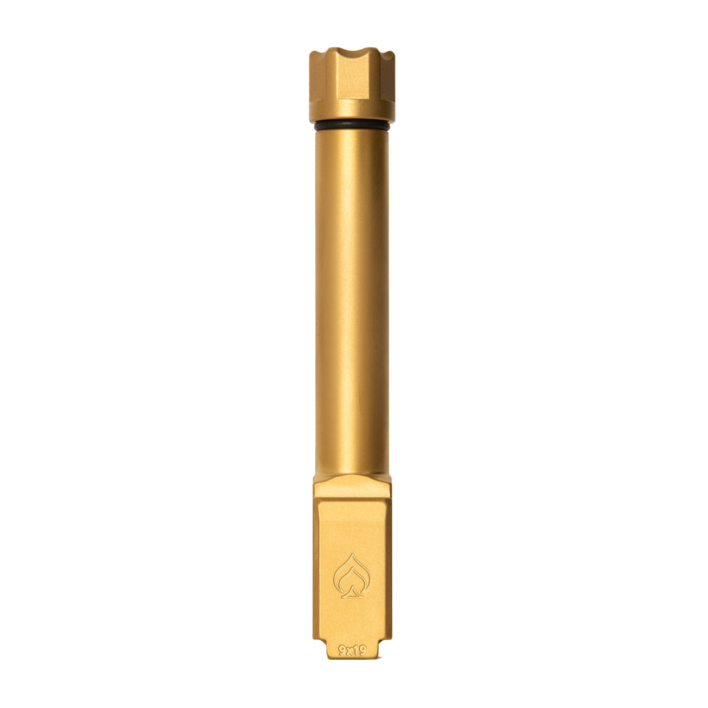 Ballistic Advantage Premium Series 4.5-Inch 9mm Threaded Pistol Barrel - Gold Finish