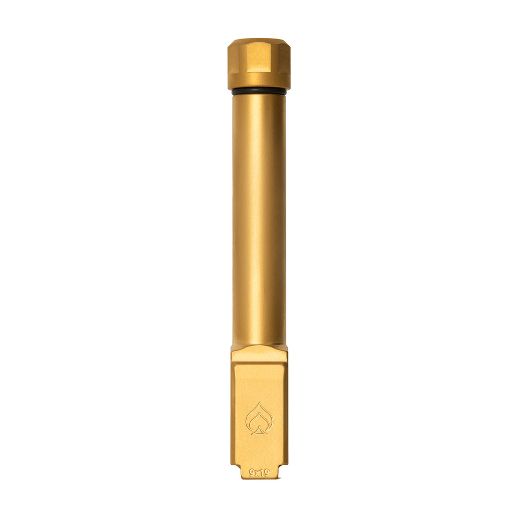 Ballistic Advantage Premium Series 4.5-Inch 9mm Threaded Pistol Barrel - Gold Finish