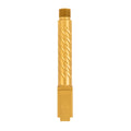 Ballistic Advantage Premium Series 4.5-Inch 9mm Threaded Pistol Barrel in Gold, Model BAPSG195T3G