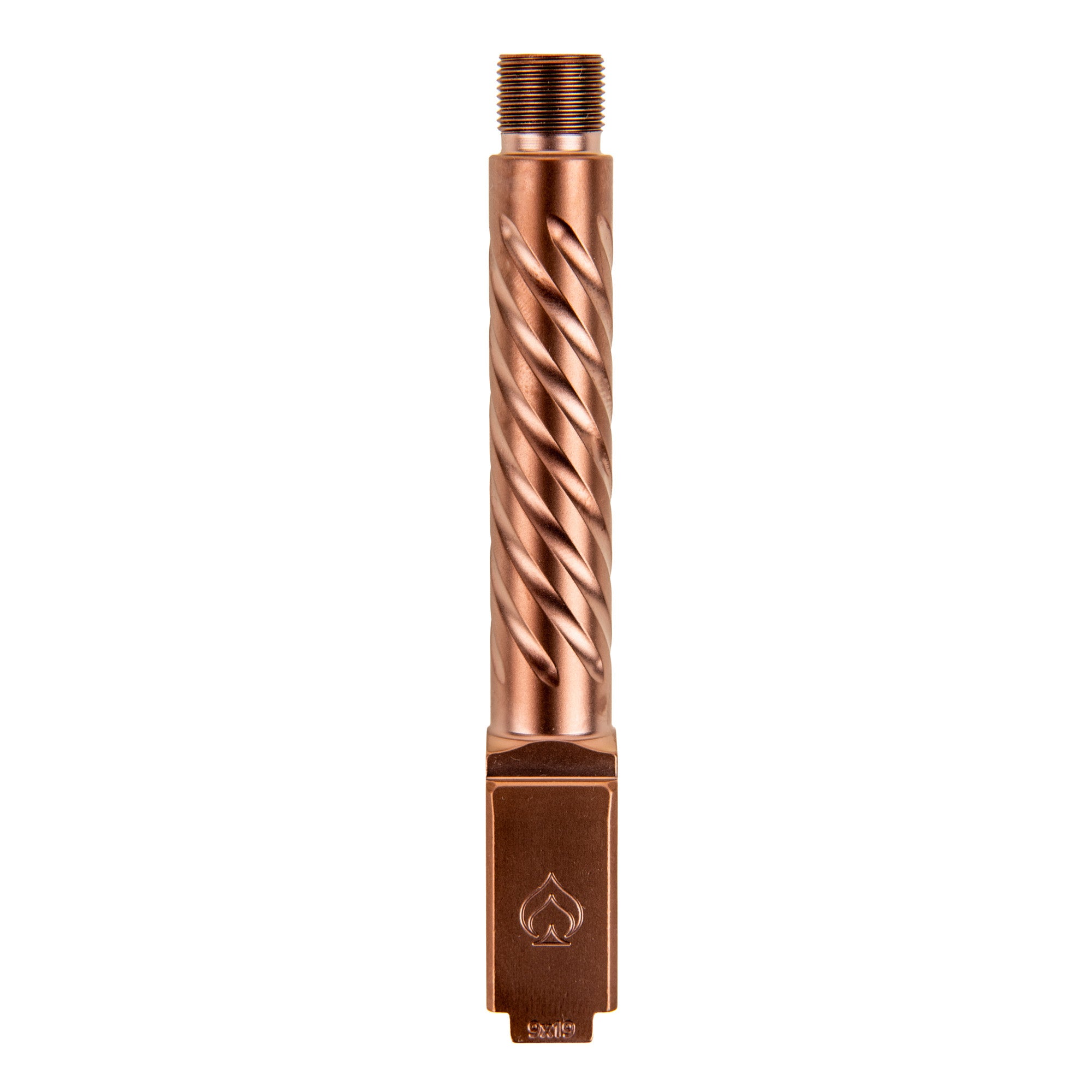 Ballistic Advantage Premium Series 4.5-inch 9mm Threaded Pistol Barrel in Copper (Part #BAPSG195T3R)