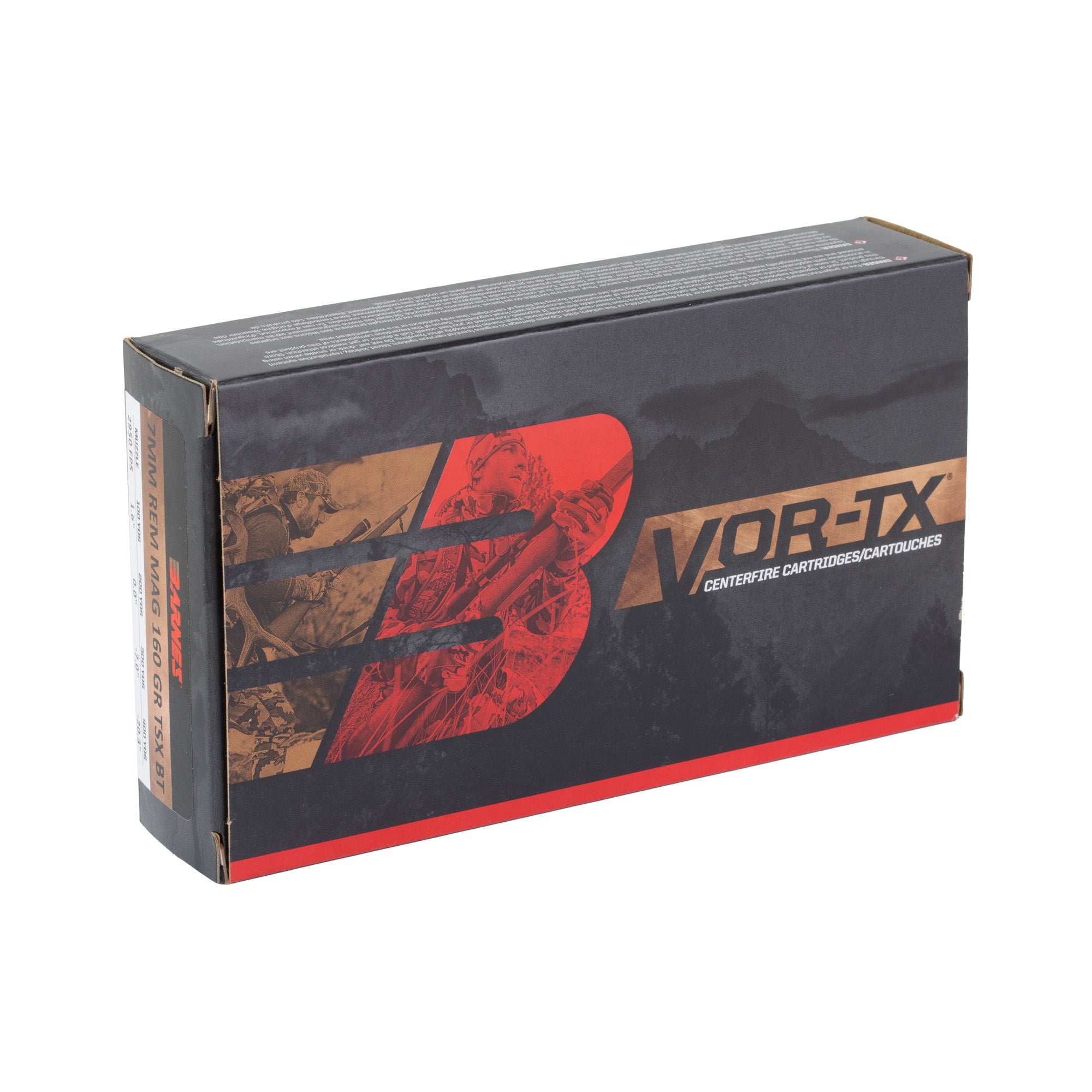 Barnes VOR-TX 7mm Remington Magnum 160 Grain Triple Shock X Bullets - 20 Rounds per Box