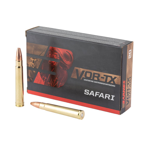 Barnes Vor-Tx Safari, 375 H&h, 300 Grain, Tsx Fb, 20 Round Box