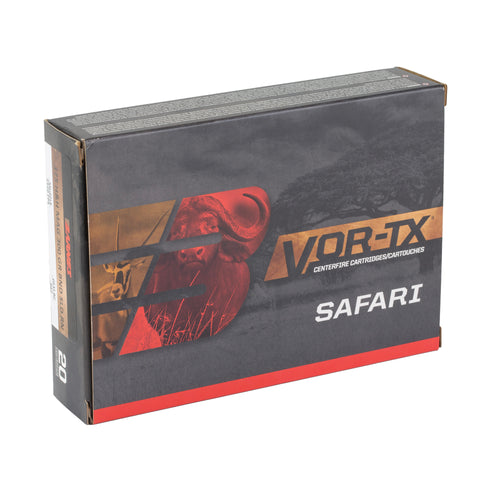 Barnes VOR-TX Safari .375 H&H 300-Grain Round Nose Ammunition (20 Rounds)