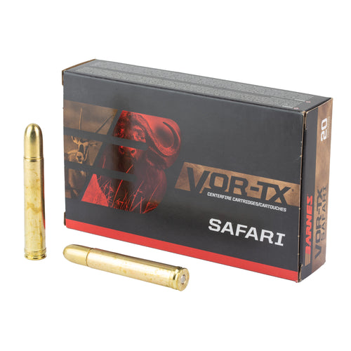 Barnes Vor-Tx Safari, 458 Winchester, 450 Grain, Banded Solid Round Nose, 20 Round Box