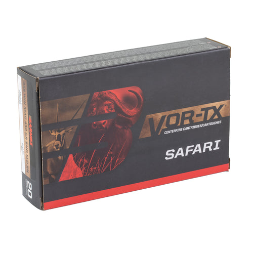Barnes VOR-TX Safari 458 Winchester 450-Grain Round Nose Ammunition (20/200)