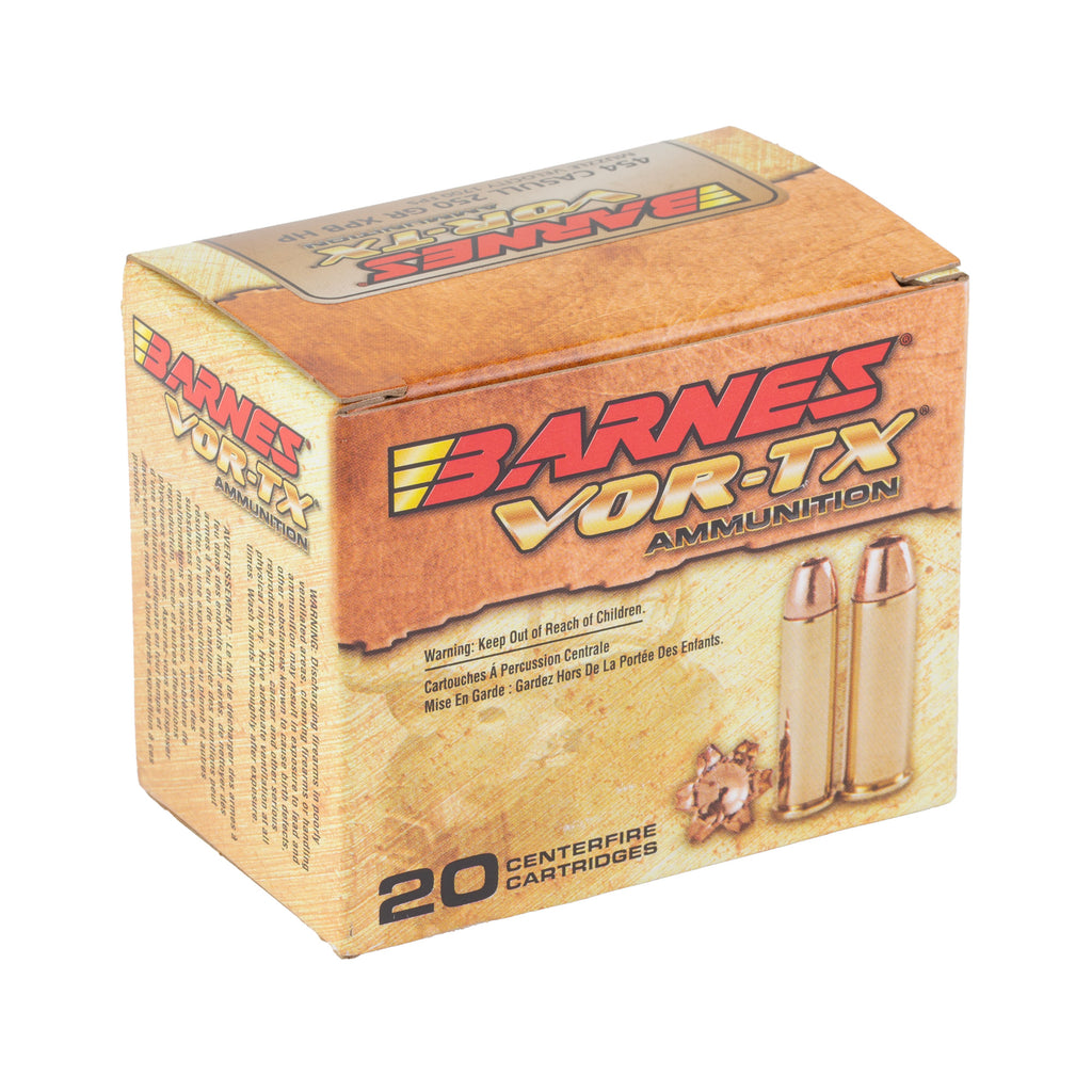 Barnes VOR-TX Handgun XPB Bullet for 454 Casull – 250 Grain, Box of 20