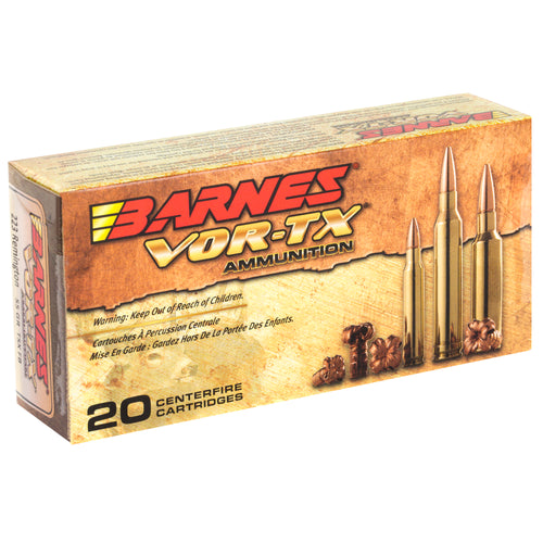 Barnes VOR-TX .223 Remington 55 Grain TSX Flat Base Ammunition - 20 Rounds