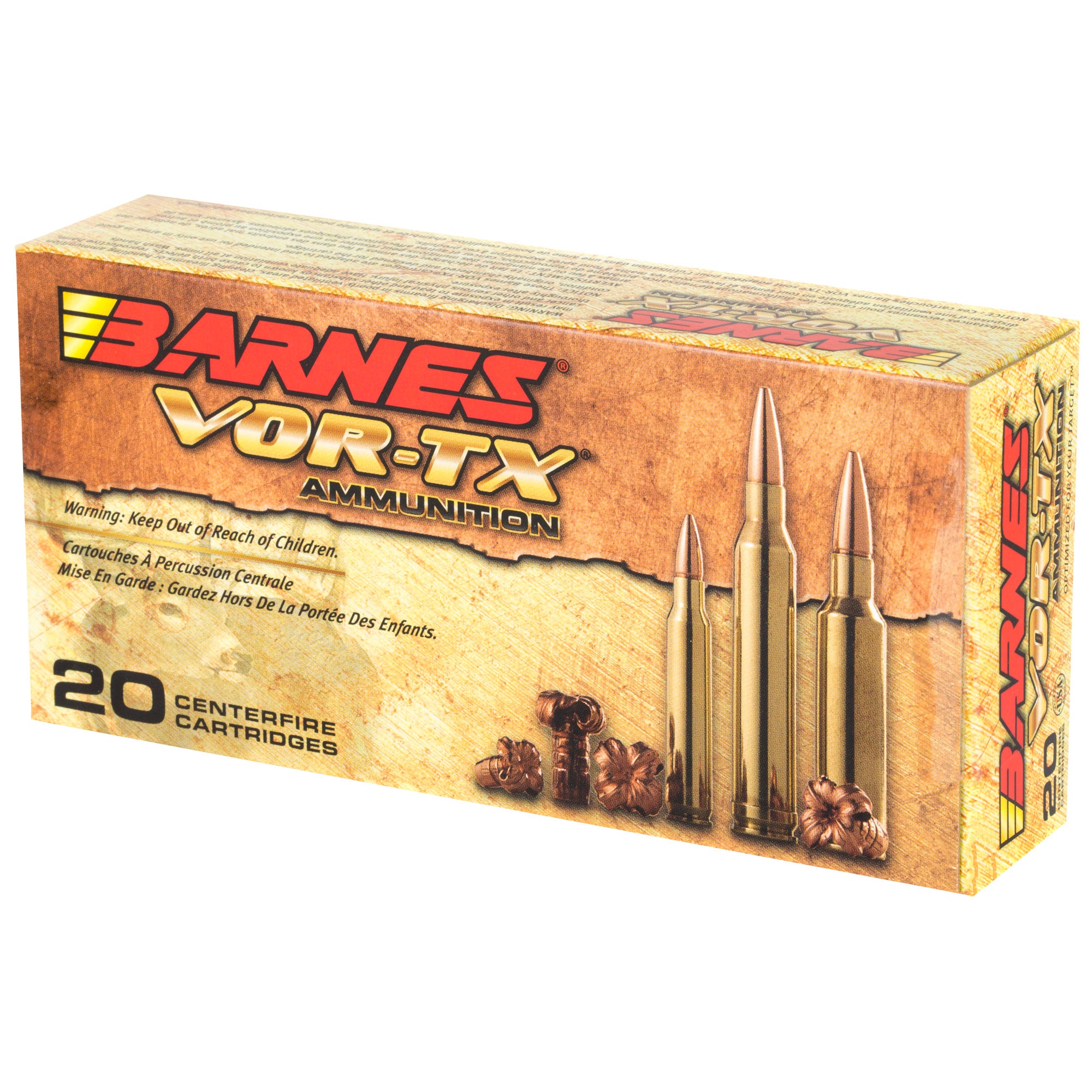 Barnes VOR-TX .223 Remington 55 Grain TSX Flat Base Ammunition - 20 Rounds