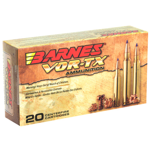 Barnes VOR-TX 243 Winchester 80-Grain Tipped Triple Shock X Ammunition - 20 Rounds