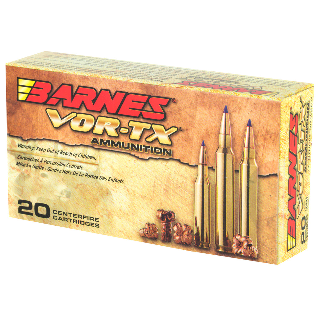 Barnes VOR-TX 243 Winchester 80-Grain Tipped Triple Shock X Ammunition - 20 Rounds