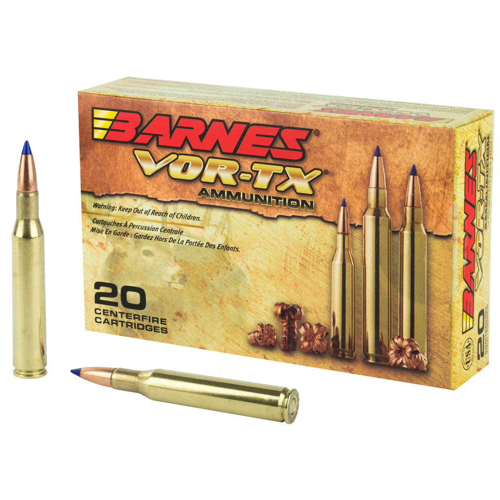 Barnes VOR-TX 270 Winchester 130-Grain Tipped Triple Shock X Ammunition - Precision Hunting Rounds