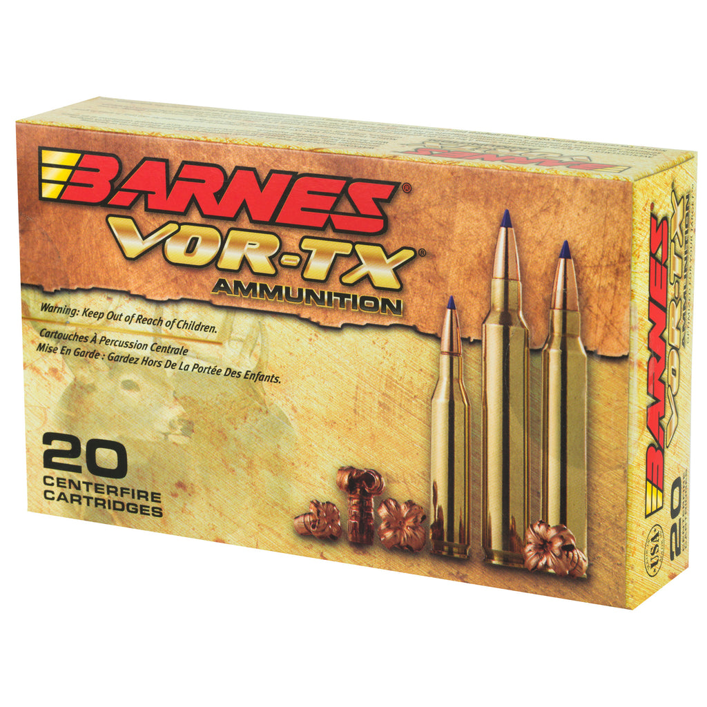 Barnes VOR-TX 270 Winchester 130-Grain Tipped Triple Shock X Ammunition - Precision Hunting Rounds