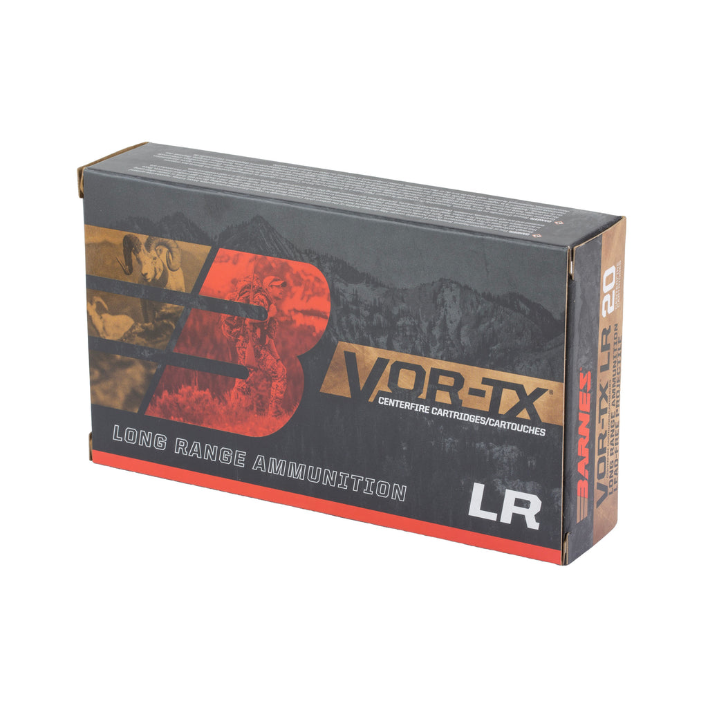 Barnes VOR-TX LR 7mm Remington Magnum Ammunition – 145 Grain, Box of 20