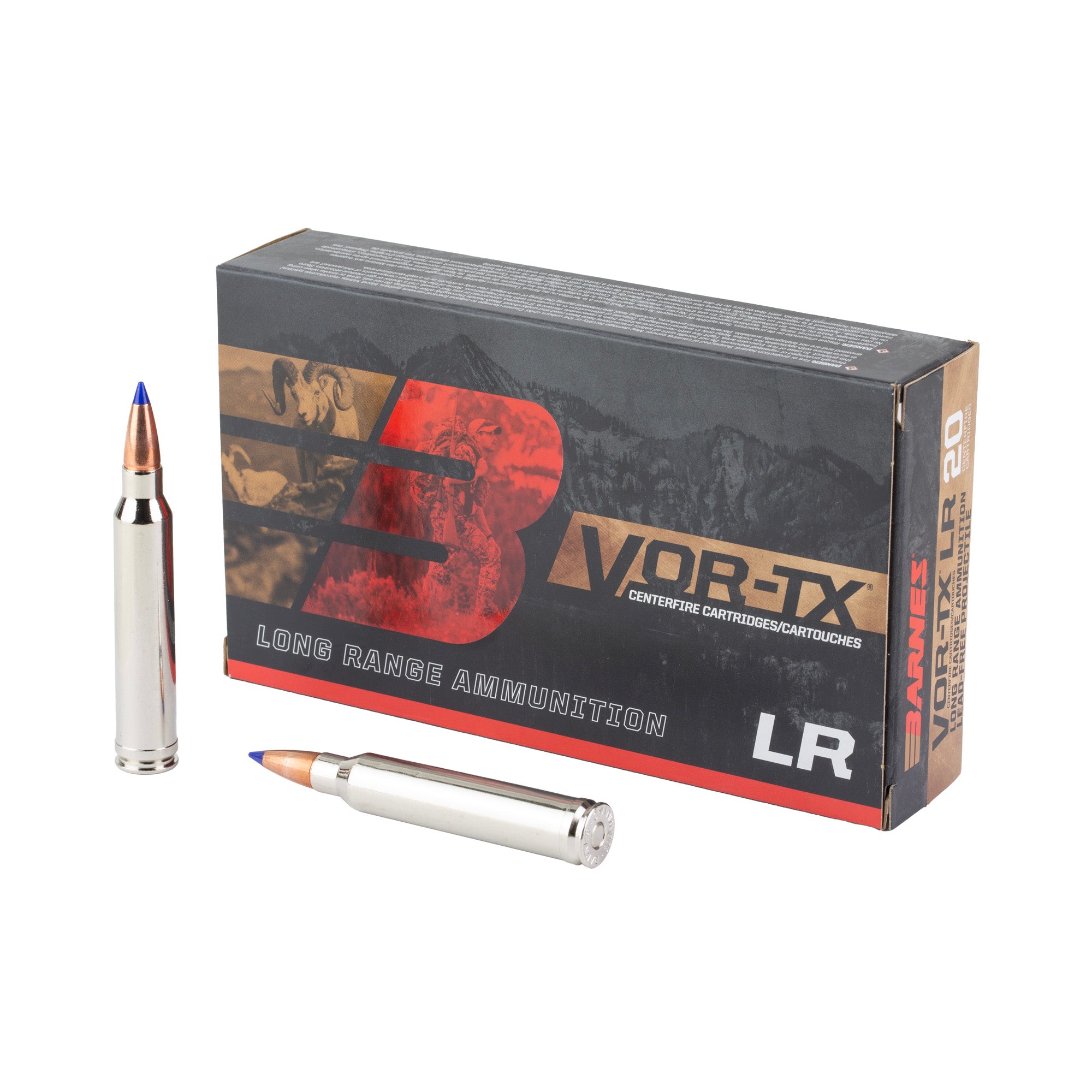 Barnes VOR-TX LR 300 Winchester Magnum 190-Grain LRX Ammunition - 20 Rounds