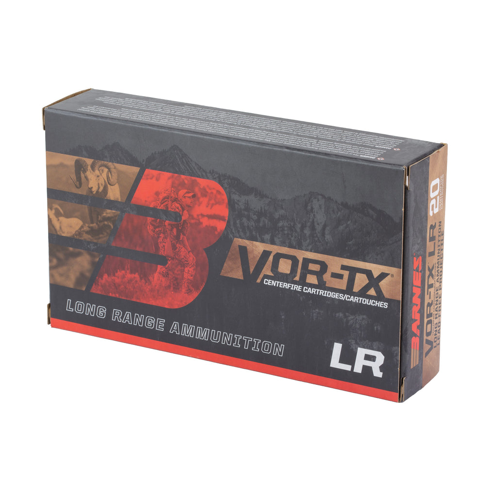 Barnes VOR-TX LR .338 Remington Ultra Magnum 250 Grain LRX Ammo (20 Rounds per Box)