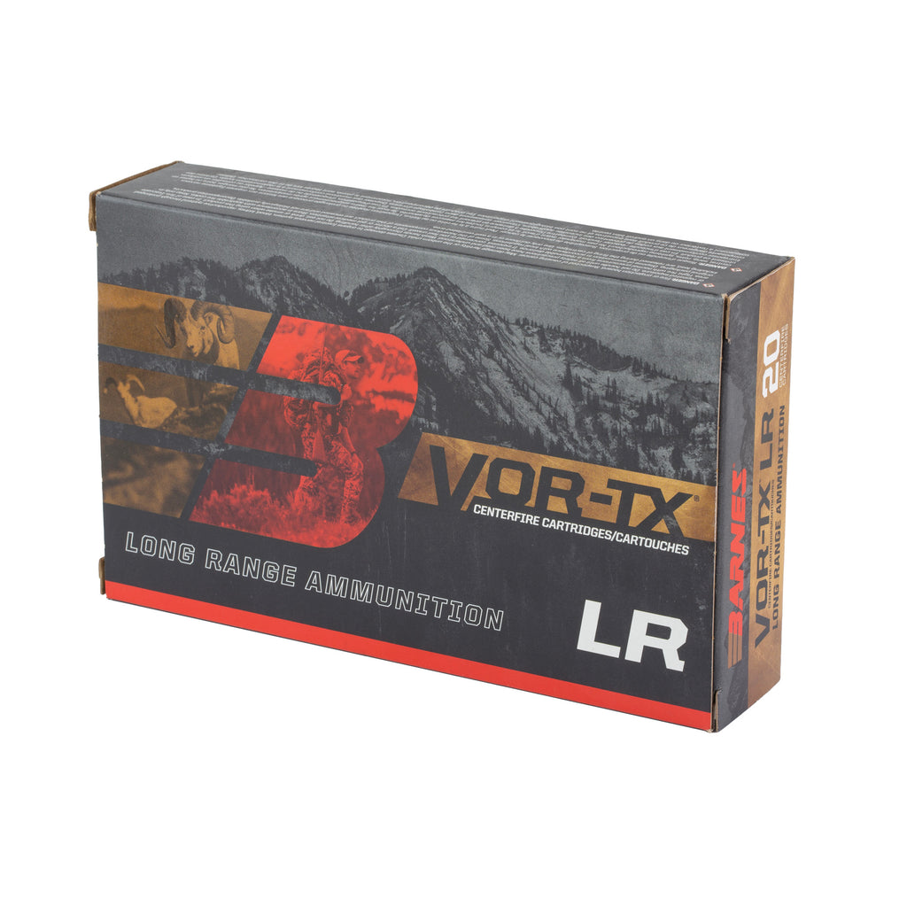 Barnes VOR-TX LR .375 Remington Ultra Magnum 270-Grain LRX Ammunition, 20 Rounds per Box