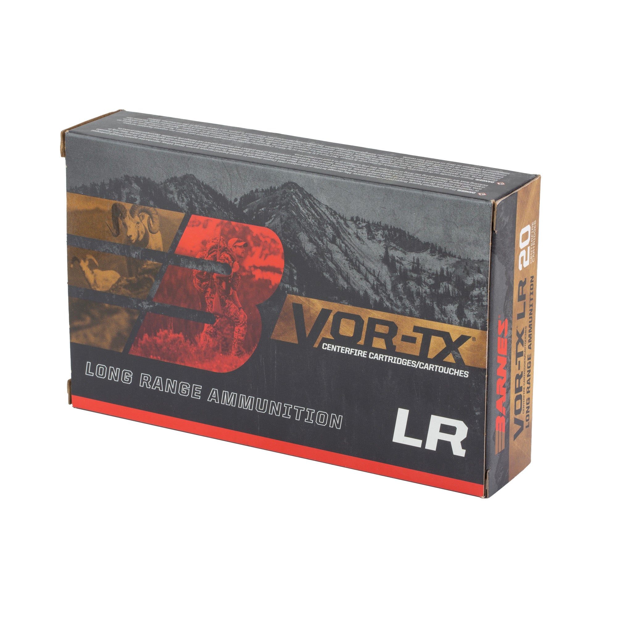 Barnes VOR-TX LR .375 Remington Ultra Magnum 270-Grain LRX Ammunition, 20 Rounds per Box