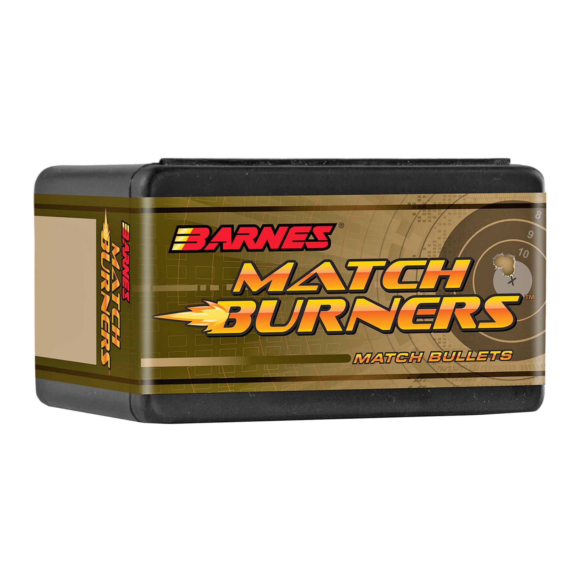 Barnes Match Burner 6.5mm 140-Grain Boat Tail Match-Grade Bullets (100 Count Box)