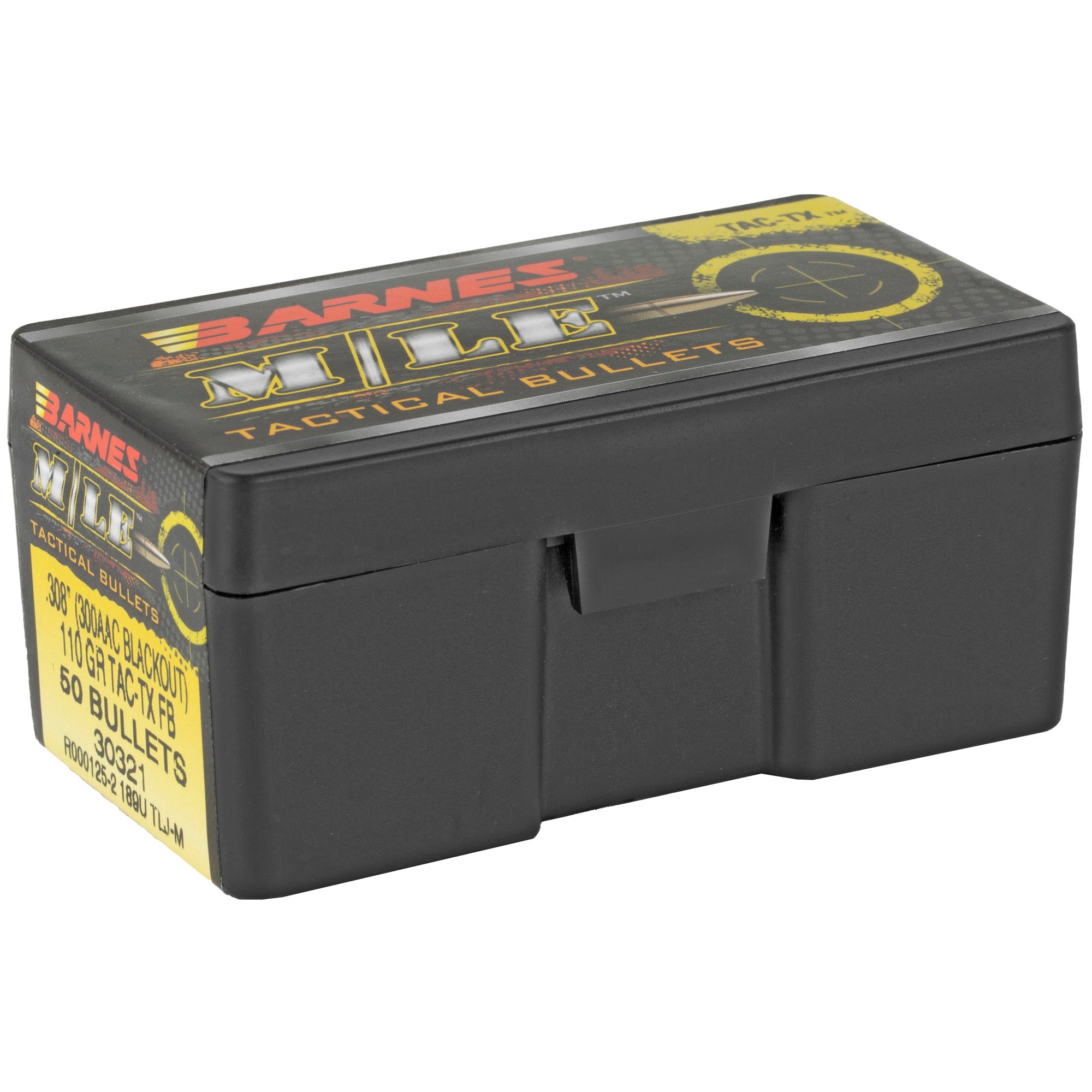 Barnes TAC-TX .308 110-Grain Ballistic Tip Bullets – Controlled Expansion for 300 Blackout