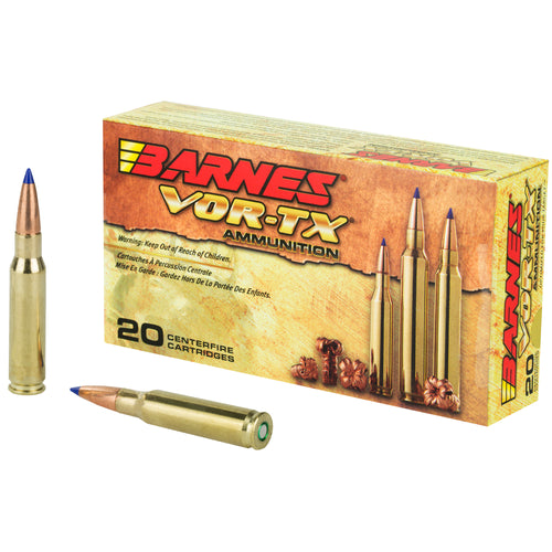 Barnes Vor-Tx, .308 Winches Er, 150 Grain, Lead Free, Tipped Triple Shock X, Boat Tail, 20 Round Box, California