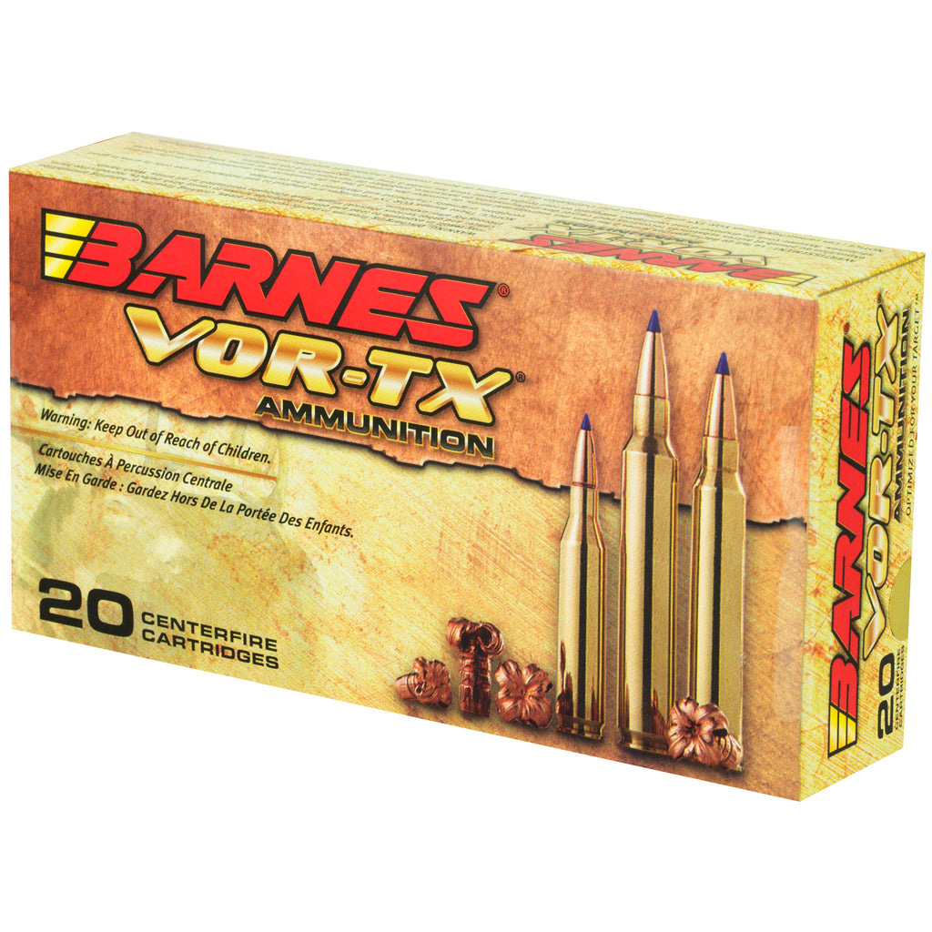 Barnes VOR-TX 308 Winchester 150 Grain Tipped Triple Shock X Ammunition, 20 Rounds