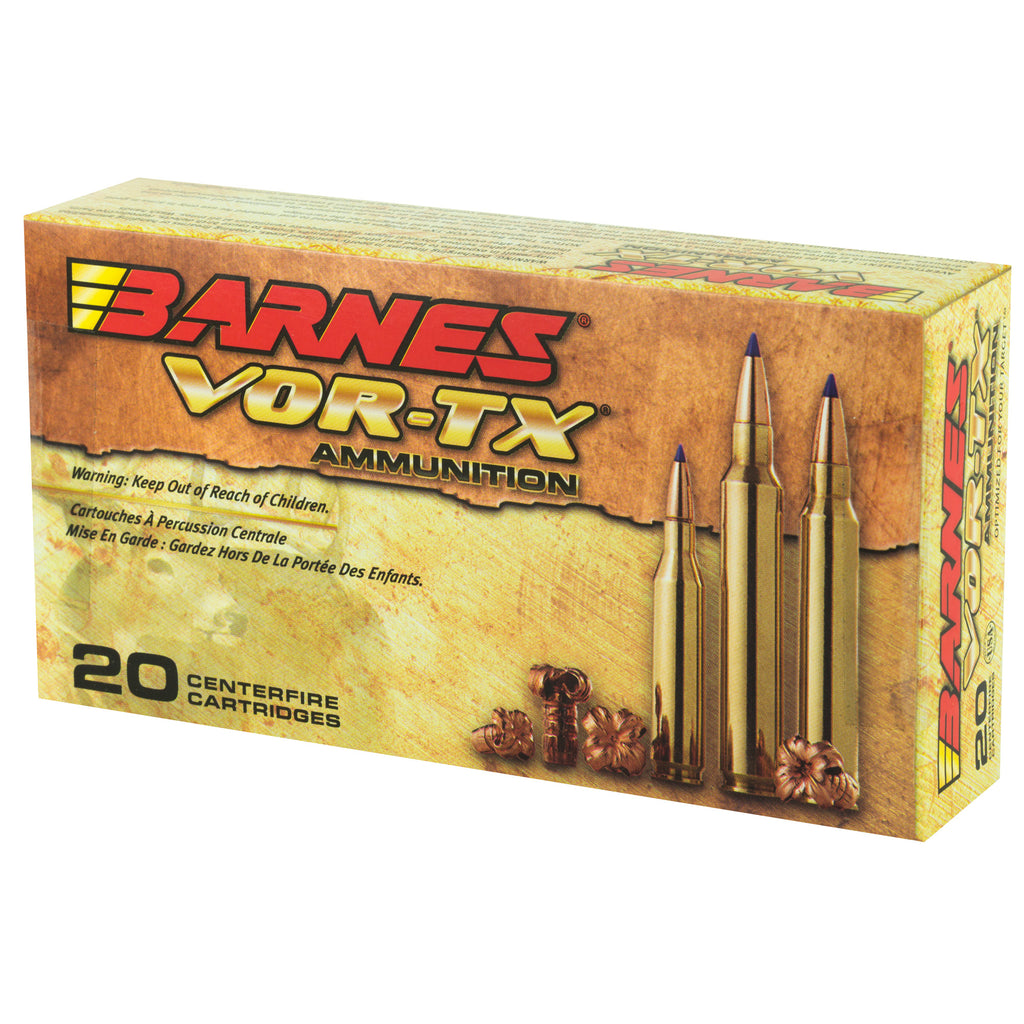 Barnes VOR-TX Tipped Triple Shock X .308 Winchester 130 Grain Ammunition - 20 Rounds