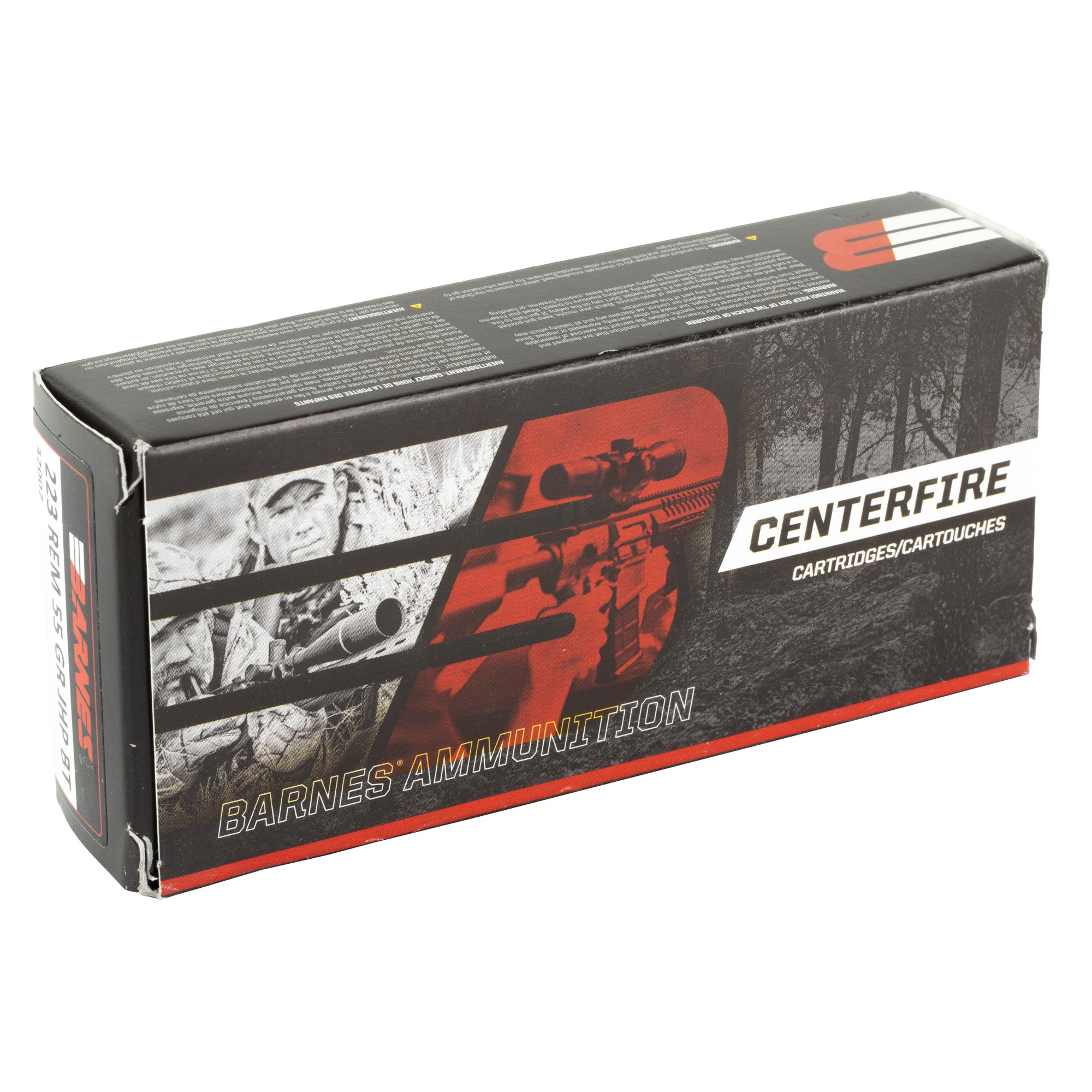 Barnes Ammunition 223 Remington 55-Grain Hollow Point, 20 Rounds Per Box