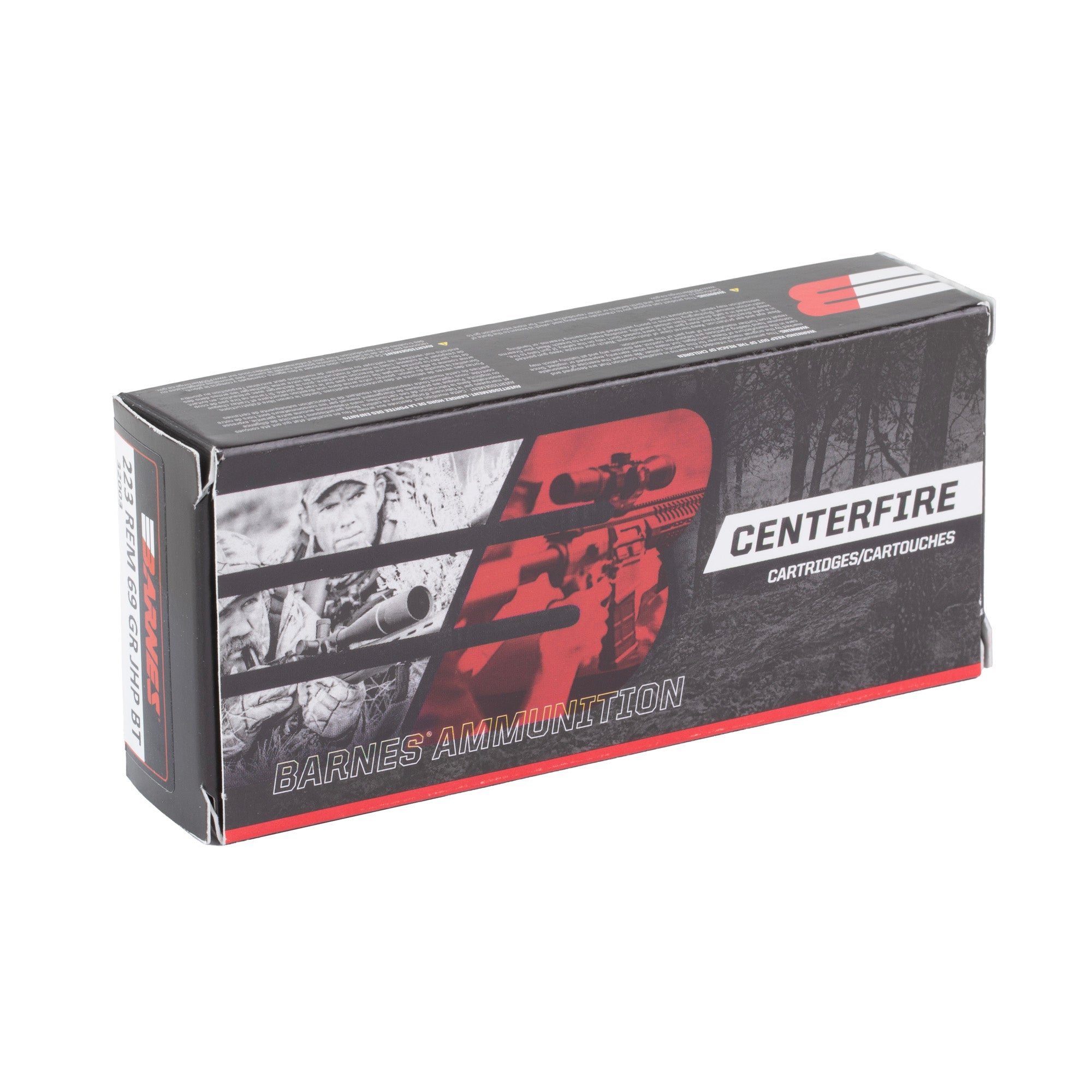 Barnes 223 Remington 69 Grain JHP Hollow Point Ammunition (20 Rounds per Box)