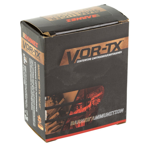 Barnes VOR-TX Handgun Ammunition 9mm 115 Grain XPB – 20 Rounds Per Box