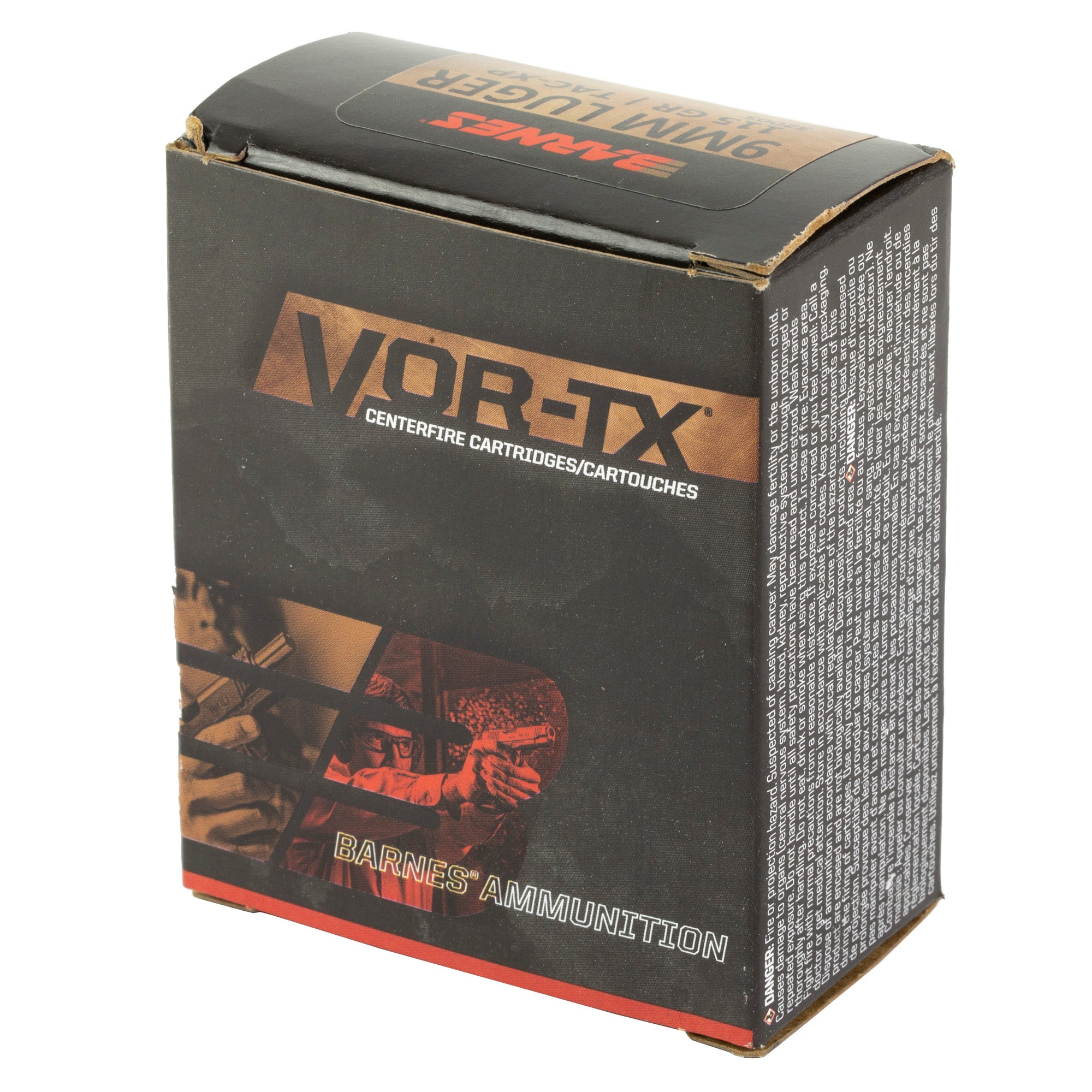 Barnes VOR-TX Handgun Ammunition 9mm 115 Grain XPB – 20 Rounds Per Box