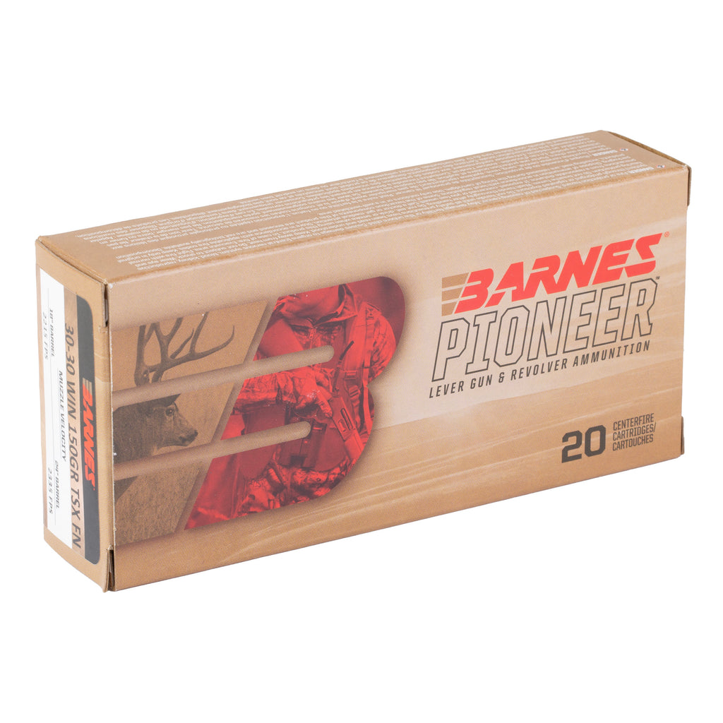 Barnes Pioneer 30-30 Winchester 150-Grain Triple Shock X Ammunition - 20 Rounds