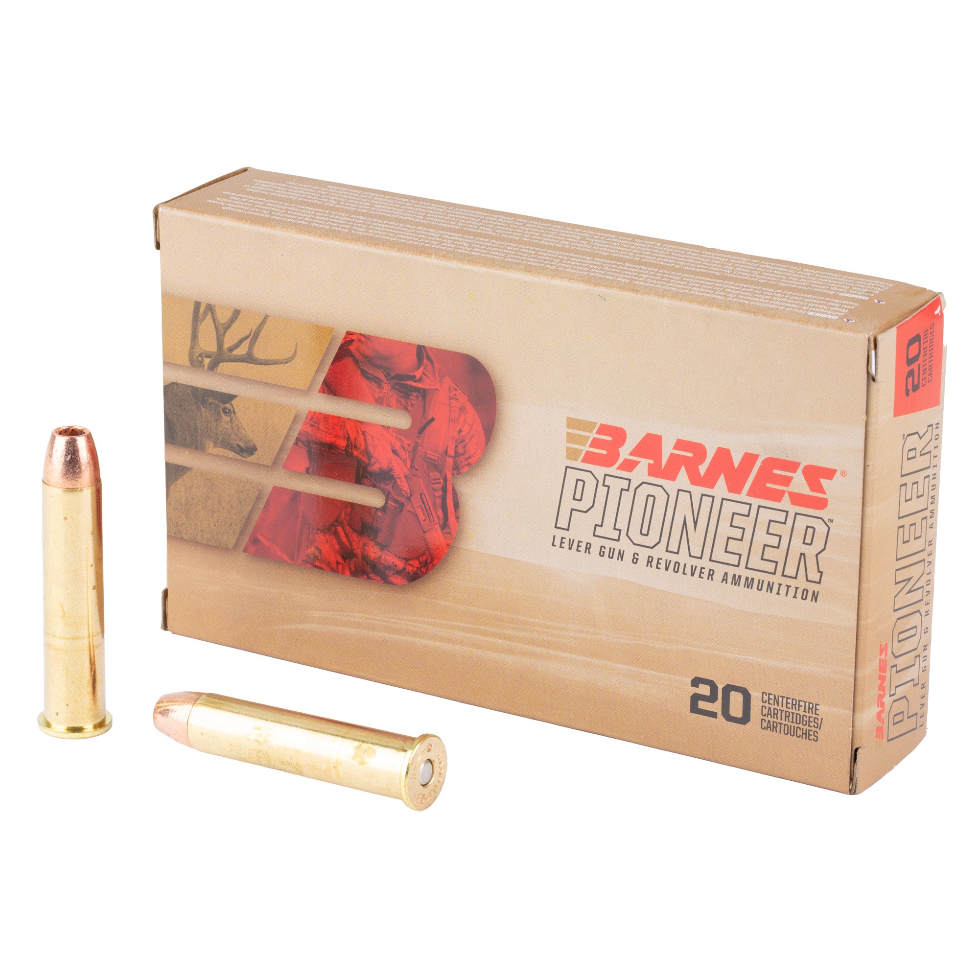 Barnes Pioneer 45-70 Government 300 Grain Triple Shock X Ammunition - 20 Rounds