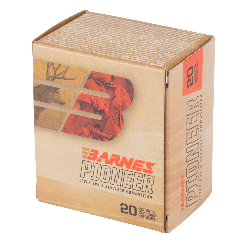 Barnes Pioneer 357 Magnum 180-Grain Soft Point Ammunition - 20 Rounds per Box