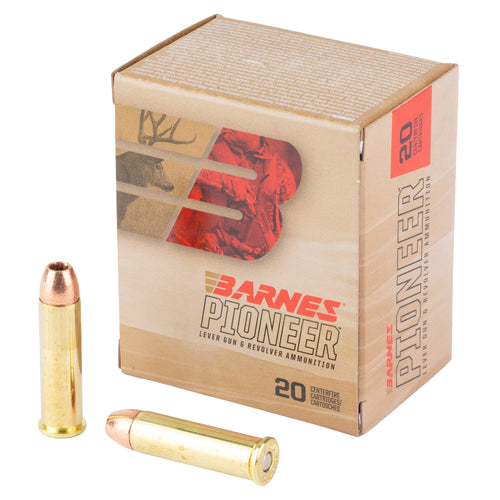 Barnes Pioneer, 357 Magnum, 140 Grain, Flat Nose Triple Shock X, 20 Round Box