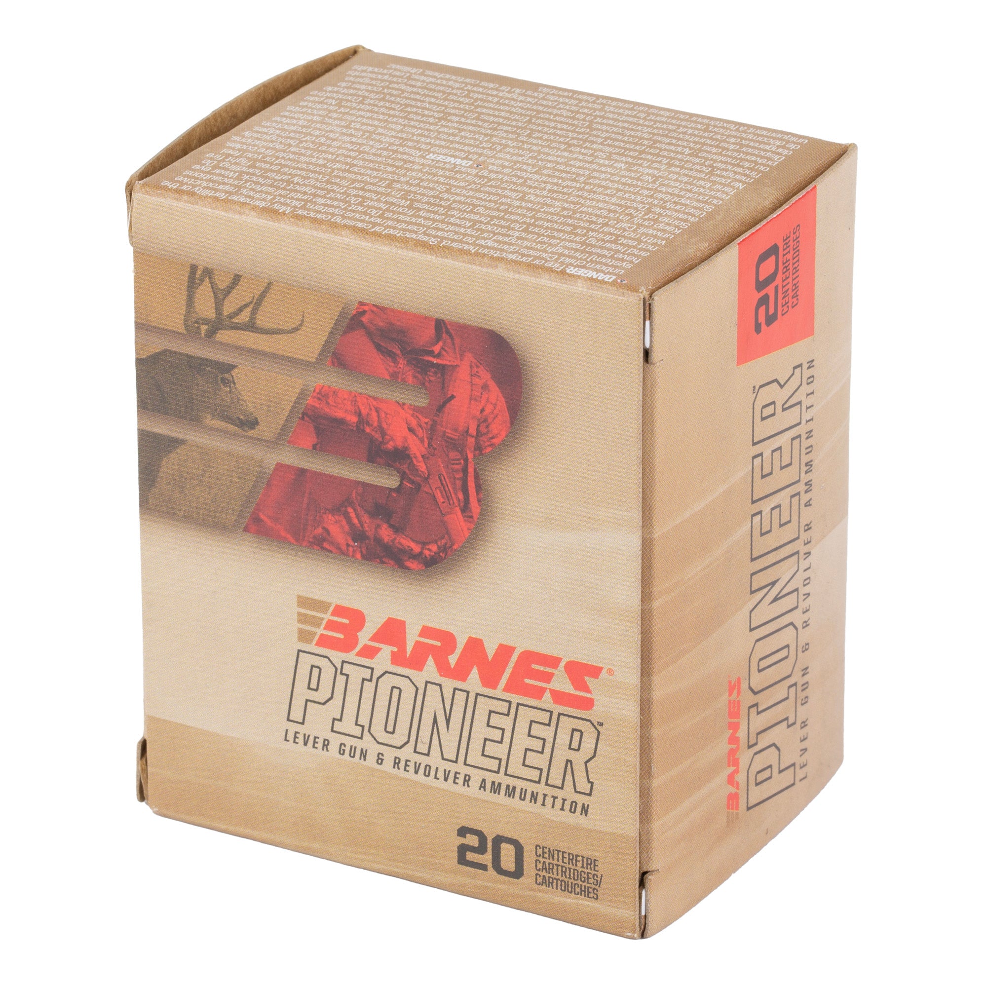 Barnes Pioneer 45 Colt 250 Grain Soft Point Ammunition - 20 Rounds