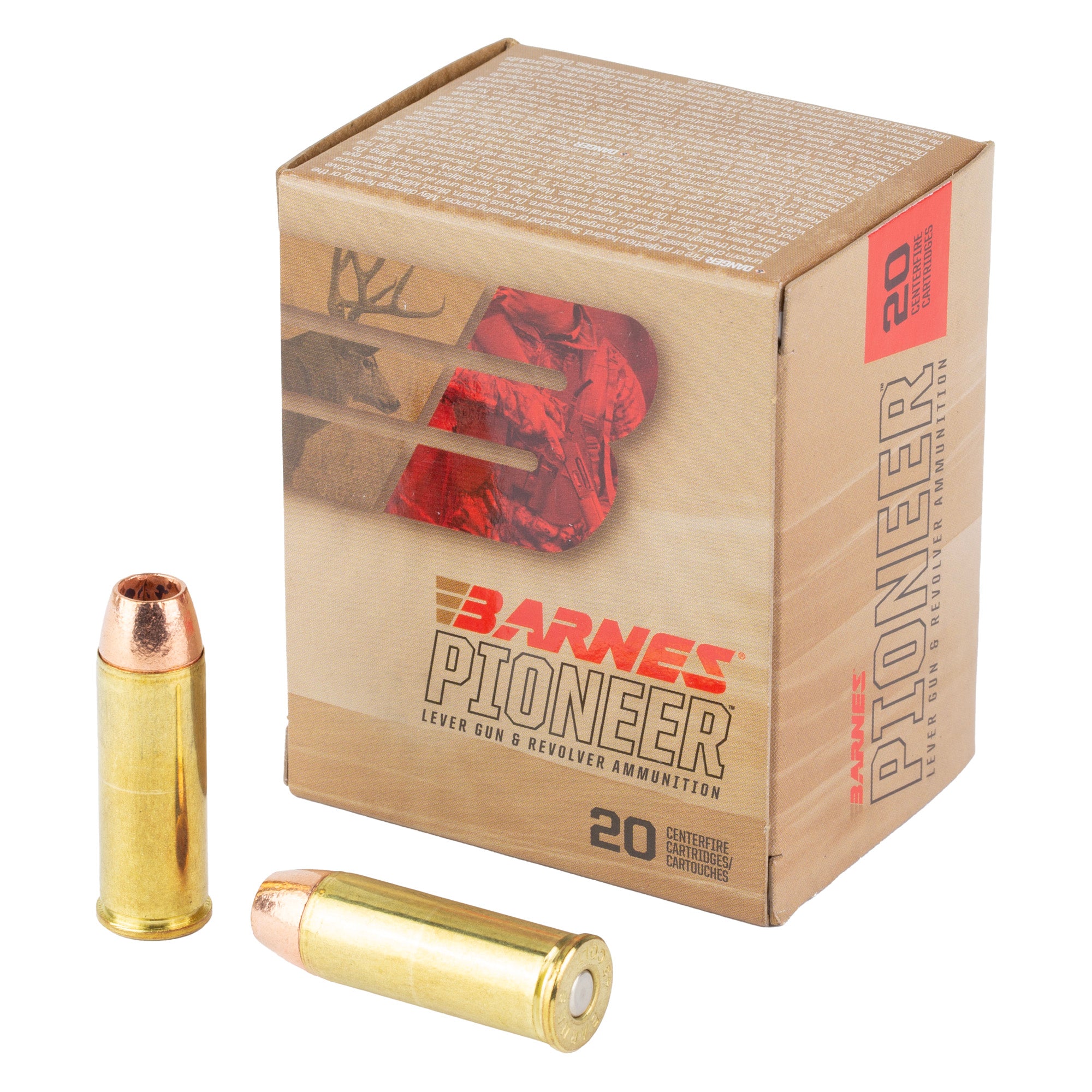 Barnes Pioneer 45 Colt 200-Grain Soft Point Ammunition - 20 Rounds