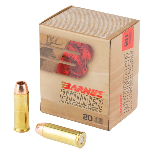 Barnes Pioneer, 45 Colt, 200 Grain, Flat Nose Triple Shock X, 20 Round Box