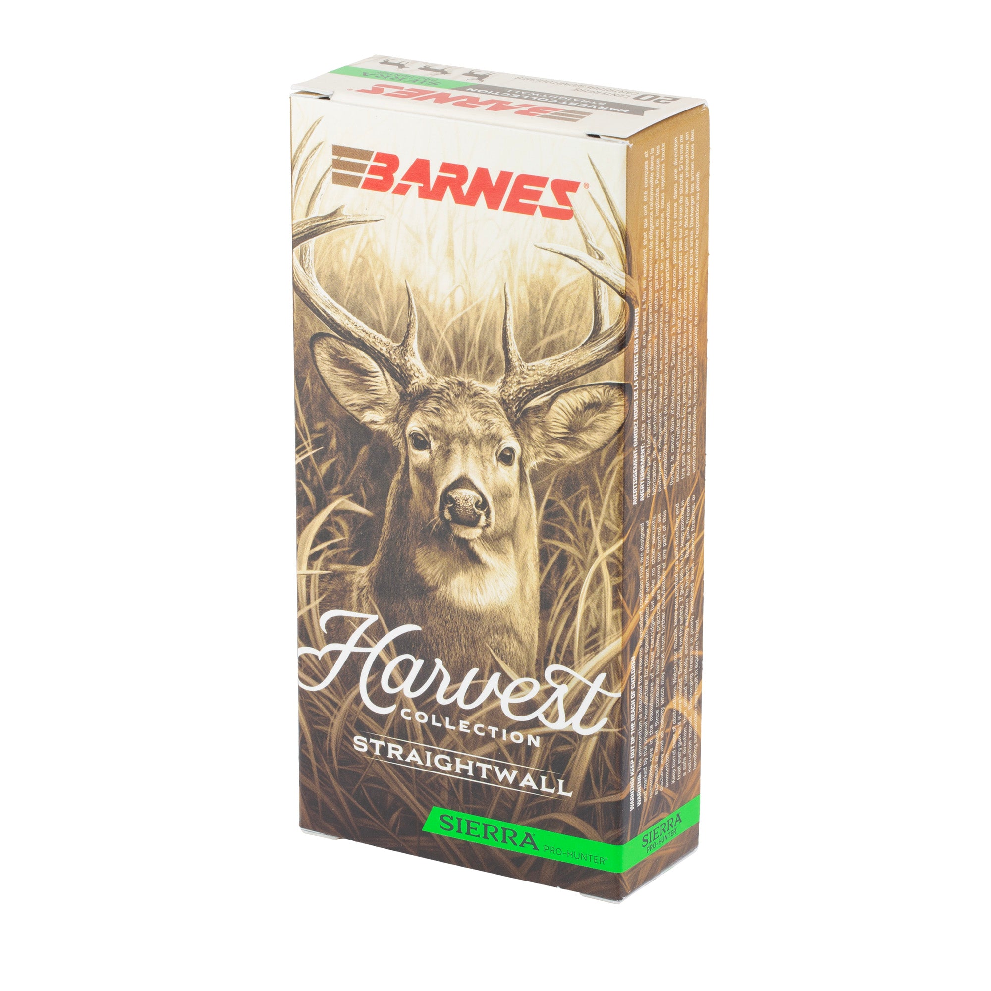 Barnes Harvest Collection 450 Bushmaster 260-Grain Sierra GameKing Ammunition - 20 Rounds per Box