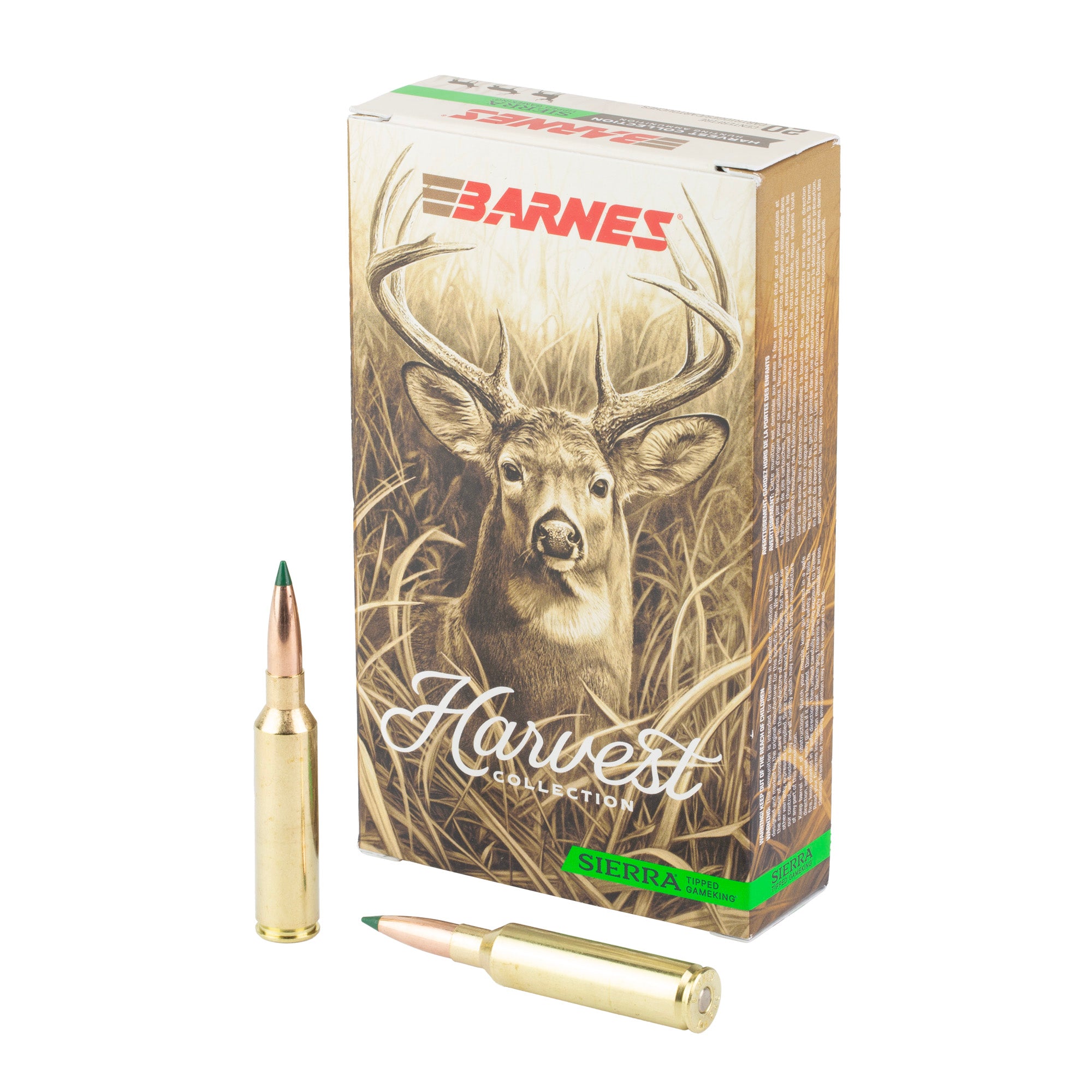 Barnes Harvest Collection 7mm PRC 180-Grain Sierra GameKing Ammunition (20 Rounds per Box)